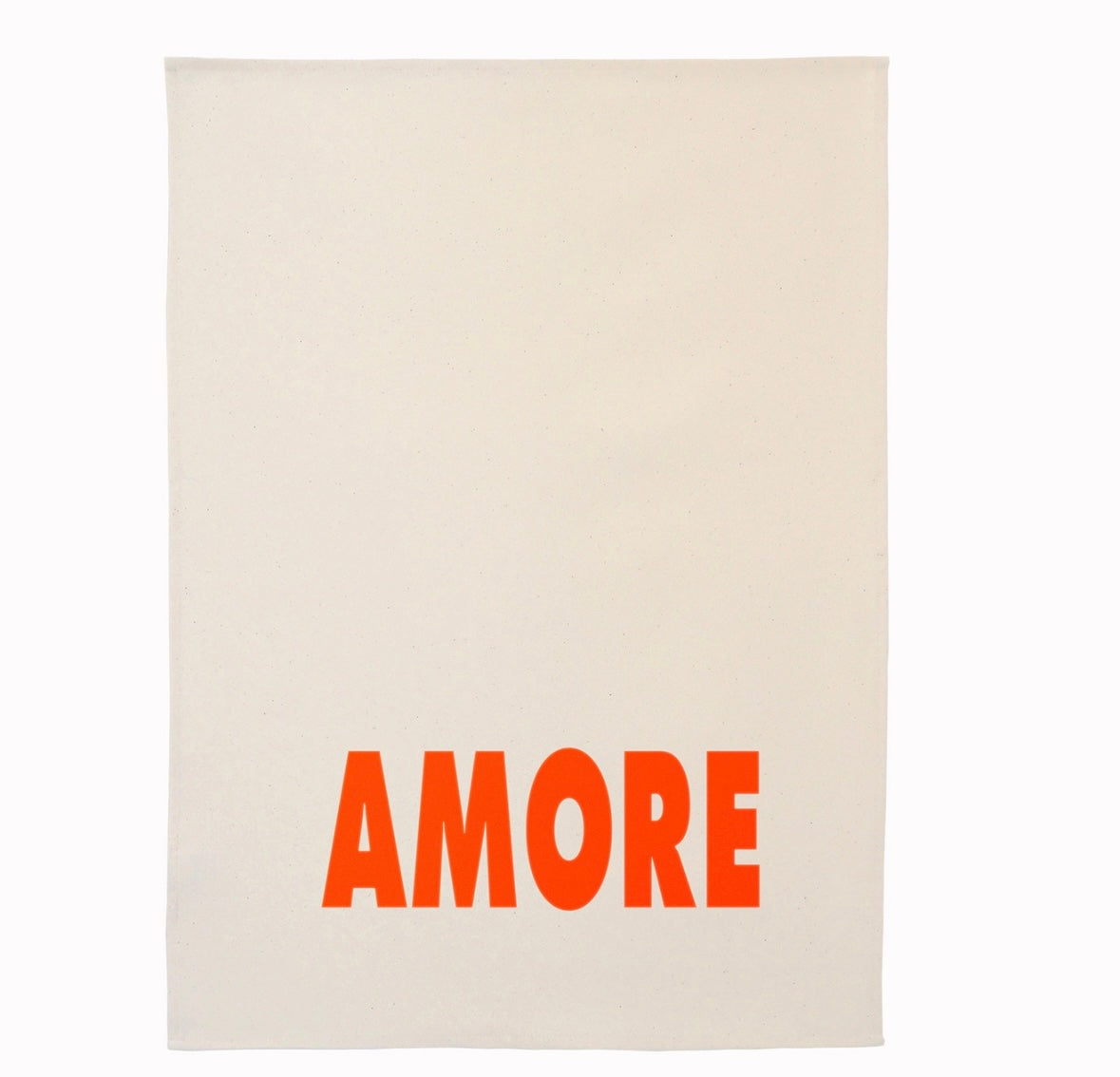 Dish Towel Amore in Neon Orange | Organic Cotton